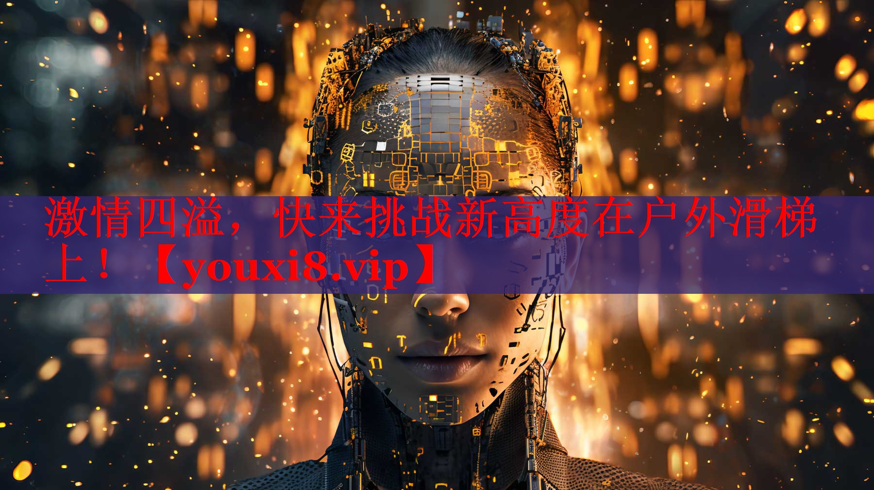 激情四溢，快来挑战新高度在户外滑梯上！