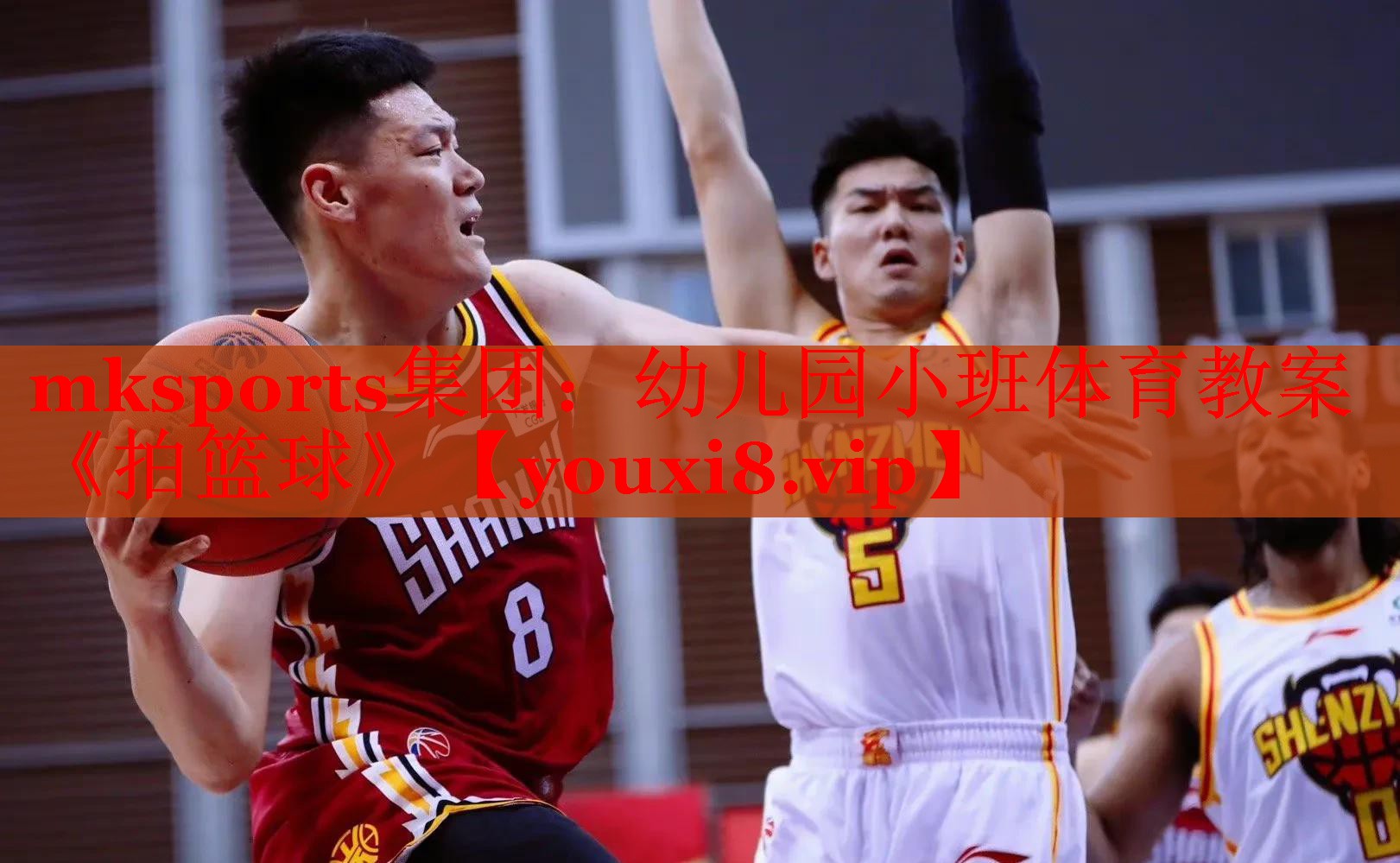 mksports集团：幼儿园小班体育教案《拍篮球》