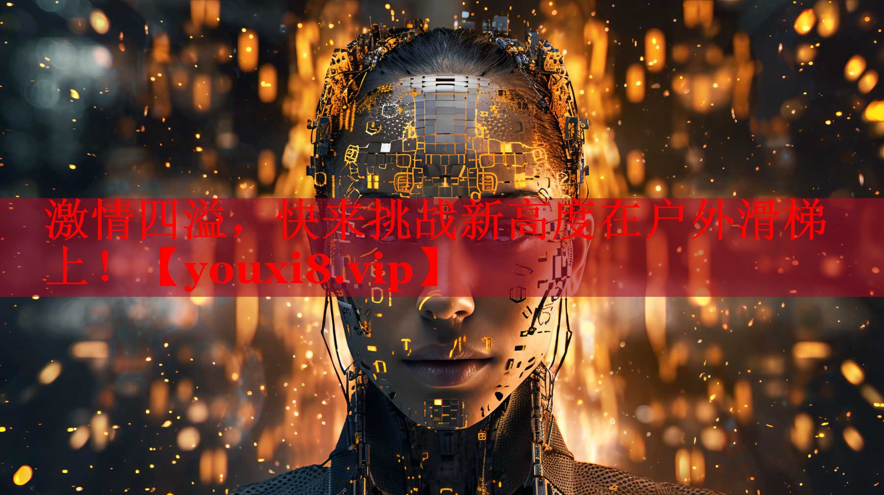激情四溢，快来挑战新高度在户外滑梯上！